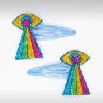 Rainbow Eye Clips